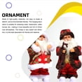 thumbnail image 4 of Advancent Navidad Santa Claus música juguete portátil alimentado por lindo decorativo restaurante Oficina dormitorio café Festival decoración Kits de decoración para fiestas Tipo 1 Advancent HA069034-01B, 4 of 6