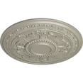 thumbnail image 3 of 30 5/8"OD x 2 1/2"P Tellson Ceiling Medallion (Fits Canopies up to 6 3/4"), Hand-Painted Pearl White, 3 of 7