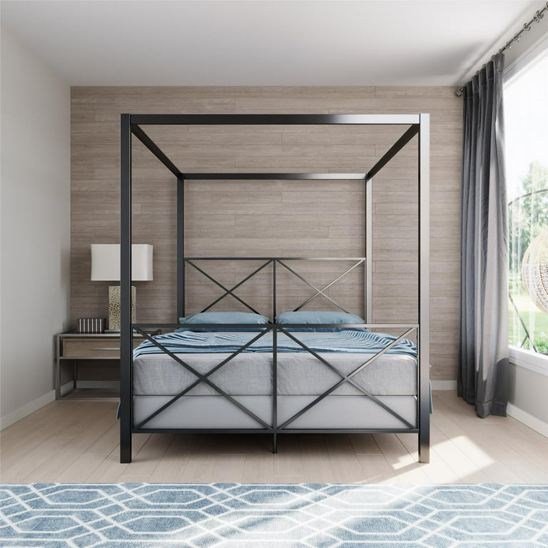 Dhp rosedale metal canopy bed deals