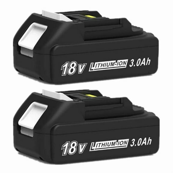 2PACK BL1830B 3.0Ah Replacement for Makita 18V BL1815 BL1830 BL1830B BL1860B BL1850B BL1840B Cordless Power Tools with LED Indicator