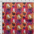 thumbnail image 4 of oneOone Cotton Cambric Magenta Fabric Halloween Fabric For Sewing Printed Craft Fabric By The Yard 42 Inch Wide, 4 of 4