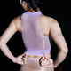 thumbnail image 3 of Chaleco sexy ajustado para mujer, medias de seda aceitosas, lencería fina transparente corta con cordón umbilical para adultos, 3 of 3
