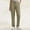 #Khaki, variant on DPTALR Women's Solid Color Casual Elastic Waist Belted Pocket Pentagonal Work Pants,Khaki,Size L