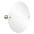 thumbnail image 2 of Frameless Round Tilt Mirror with Beveled Edge in Antique Pewter, 2 of 2