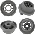 thumbnail image 1 of 4 Pack Dishwasher Lower Rack Wheel Replacement, Fit for Bosch Kenmore & Neff Siemens Dishwashers, 1 of 7