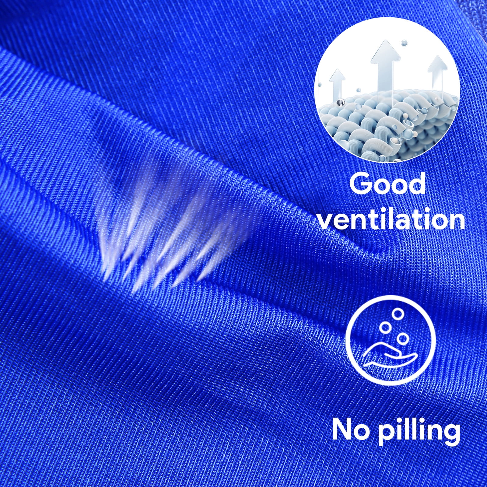 Sensory Swing for Kids Therapy Swing Hammock Indoor Outdoor, Hardware Included, Soft Breathable Nylon Cuddle Swing Joy Hammock for Child Adult with Autism, ADHD, Aspergers, Sensory Integration,Blue