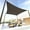 Graphite, variant on Triangle 10'x10'x10' Sun Shade Sail, 95% UV Blockage Canopy Awning for Outdoor Patio and Garden, Yard Activities Graphite,10x10x10 ft