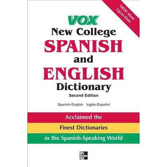 Pre-Owned Vox New College Spanish and English Dictionary: English-spanish Espanol-ingles (Hardcover) 0071547886 9780071547888