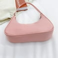 thumbnail image 4 of Sonducket Bolso de hombro de nailon para mujer, bandolera informal, bolsos de mano de Color sólido, organizadores informales, bolsos portátiles para Bolsas de mensajero y de hombro Rosado Sonducket AP012623-06, 4 of 6