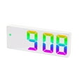 thumbnail image 2 of Drppepioner Réveil Numérique avec Alarme, Réveils à DEL pour Chambre, Luminosité, Répétition, Prise Usb Ou Alimenté par Pile (Non Inclus), 2 of 7