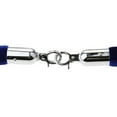 thumbnail image 4 of destyer 1.5m Velvet Rope Crowd Control Stanchion Post Queue Line Barrier Blue, 4 of 9