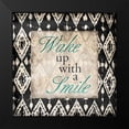 thumbnail image 2 of Grey, Jace 15x15 Black Modern Framed Museum Art Print Titled - Smile, 2 of 5