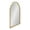 Gold, variant on Kate and Laurel Hogan Modern Arched Wall Mirror, 24 x 36, Black, Glam Moroccan Mirror for Wall