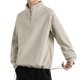 thumbnail image 2 of pstuiky hombres de manga larga, Chaqueta tipo cárdigan con capucha y bolsillo de manga larga con cremallera de color liso a la moda para hombre tops de invierno para hombre l, 2 of 5