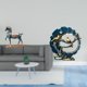 thumbnail image 2 of Figura de caballo, escultura artesanal de resina para escritorio, sala de estar, estantería, decoración de interiores, adorno de pie Fengshui, 2 of 8
