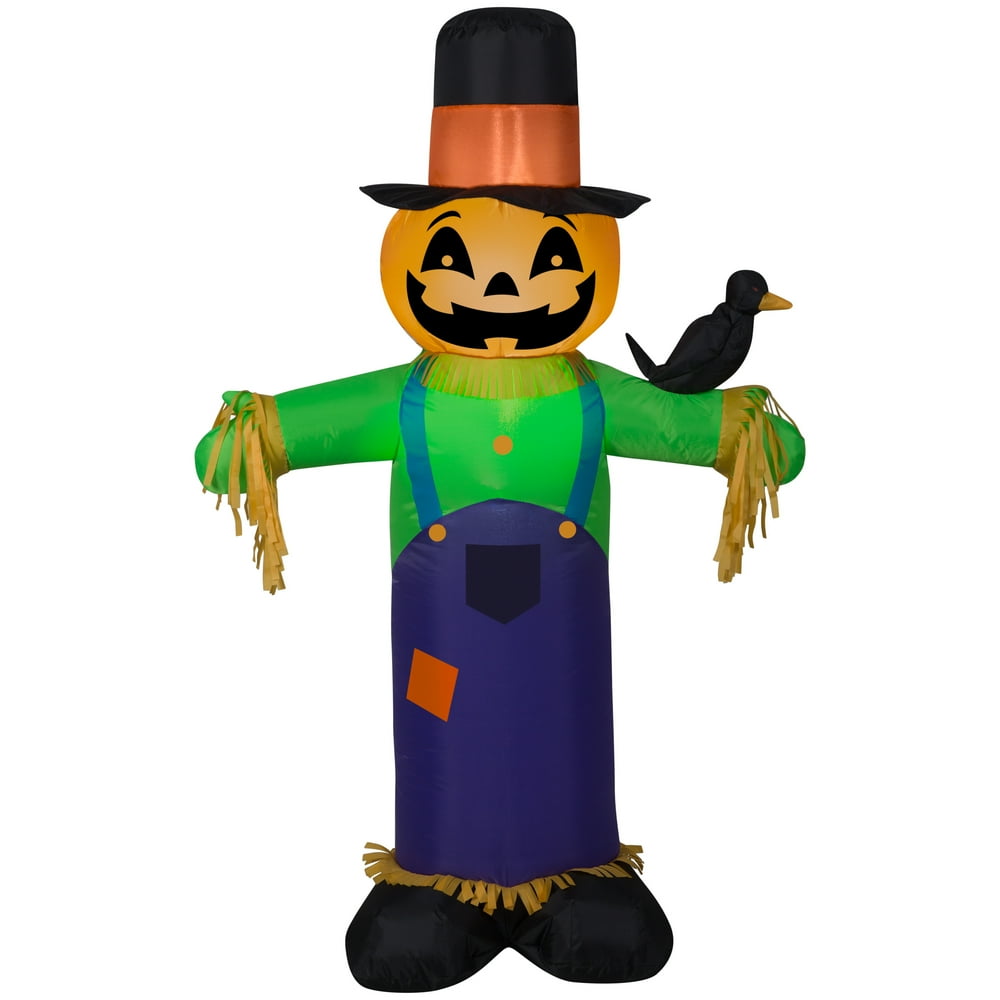 Halloween Airblown Inflatable Scarecrow 4FT Tall