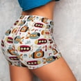thumbnail image 4 of Lsque Submarines Pattern High Waisted Biker Shorts for Women-Tummy Control Fitness Athletic Workout Running Yoga Gym Shorts,Moisture-Wicking-Medium, 4 of 9