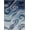 Blue Multi, Pattern 3, variant on ODIKA 8'x10' Washable Area Rug Non-Shedding, Easy Care, Brushstroke Wave Motif Border Sage That Couch Costal Abstract Flowing Dynamic for King Size Bedroom Under Bed, Master Suite