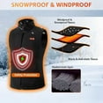 thumbnail image 4 of WEHUSE Heated Vest for Men and Women, Polar Fleece Lightweight Warming Electric Mens Heating Vest Jacket( No Battery Included), 4 of 7
