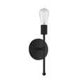 thumbnail image 3 of Trade Winds Lighting 1-Light Wall Sconce In Matte Black, 3 of 6