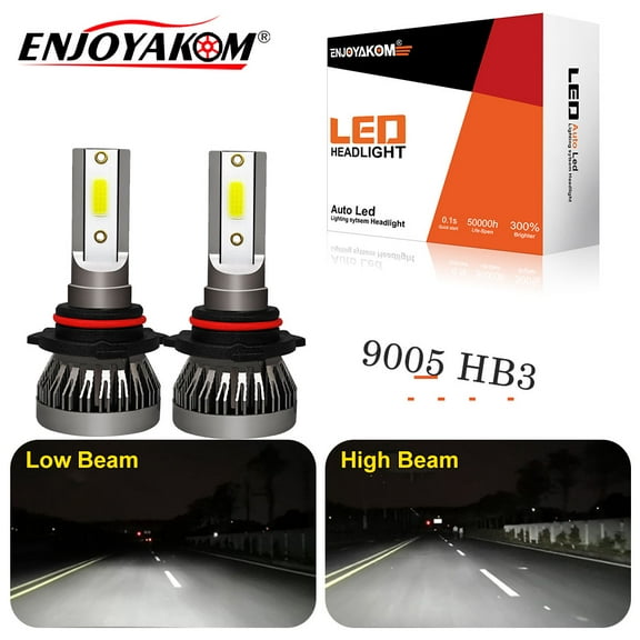 2PCS 9005 LED Bulb For Chevrolet Cruze 2016-2018（NonProjector） 9005 HB3 LED Headlight Bulbs, 9005 LED High Beam 6000K Bright White