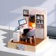 thumbnail image 4 of Kit de muebles de casa de muñecas en miniatura de madera para casa de muñecas DIY Juguetes educativos (3) Likrtyny juguetes de los niños, 4 of 8