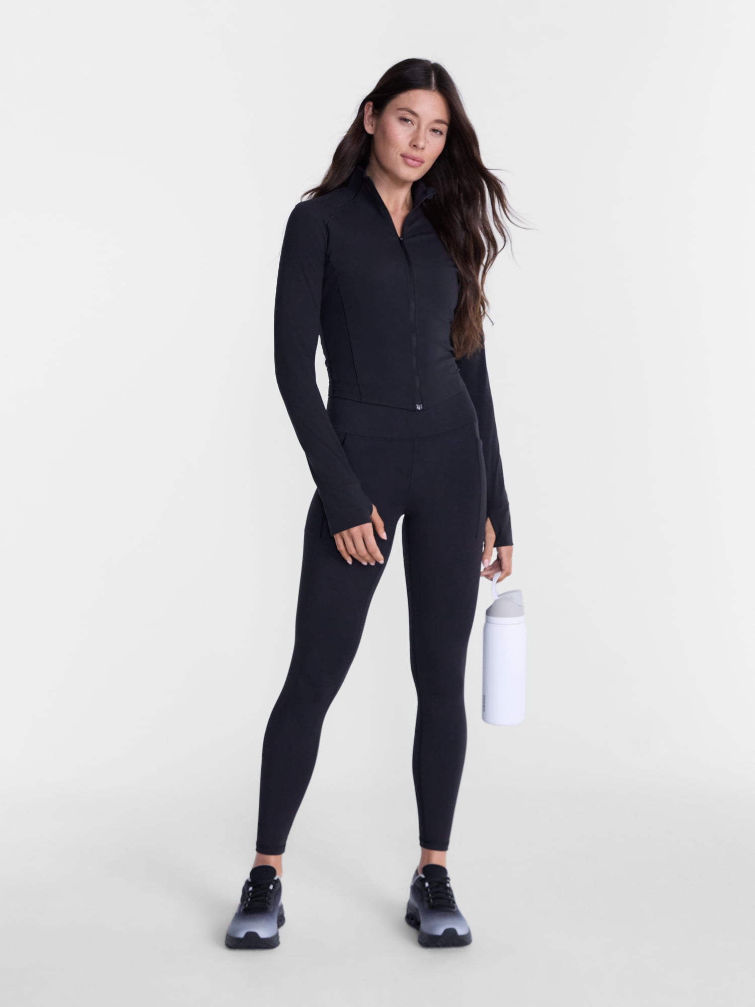 Avia Women's and Women's Plus SoftSculpt High Rise Leggings 25" with Pockets, Sizes XS-4X