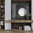 thumbnail image 5 of Antiek 2.58 in. x 7.9 in. Glossy Black Ceramic Subway Wall and Floor Tile (5.38 sq. ft./case) (38-pack), 5 of 8