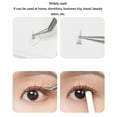 thumbnail image 3 of Lash Tweezers, Eyelash Extensions  Set 4PCS Eyelash Tweezers Set Stainless Steel False Eyelash Extension Tweezers Multifunctional Eyelashes Applicator Tools for Home Salon, 3 of 8