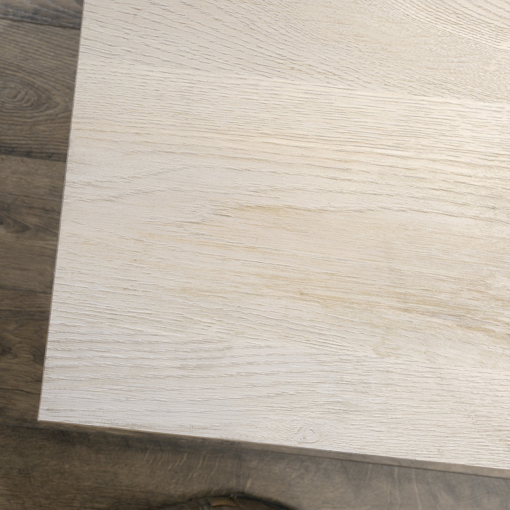 Sauder Costa L-Shaped Computer Desk, Chalked Chestnut Finish