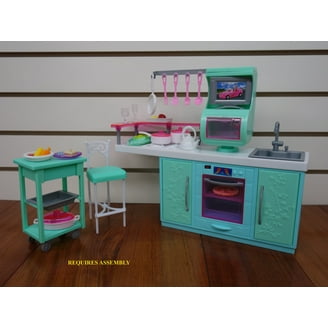 Barbie Indoor Furniture Dishwasher And Washing Accessories Playset