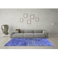 thumbnail image 3 of Ahgly Company Indoor Rectangle Oriental Blue Industrial Area Rugs, 3' x 5', 3 of 4