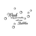 thumbnail image 1 of Ramiter Wash Bubbles Removable Art Mural Home Room Decor Wall Stickers, 1 of 4
