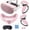 pink, variant on DEBGFS VR Headset Black VR Glasses with Handle High-End Silicone VR Accessories White,black