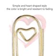 thumbnail image 4 of 250Pcs Fancy Paperclips, Heart Shape Covered Wire Multi Purpose Clips For  Use, 4 of 8