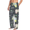 thumbnail image 5 of Cauagu Gamers Mens Pajama Pants Sleep & Lounge Pants,PJ Bottoms with Pockets-Medium, 5 of 7