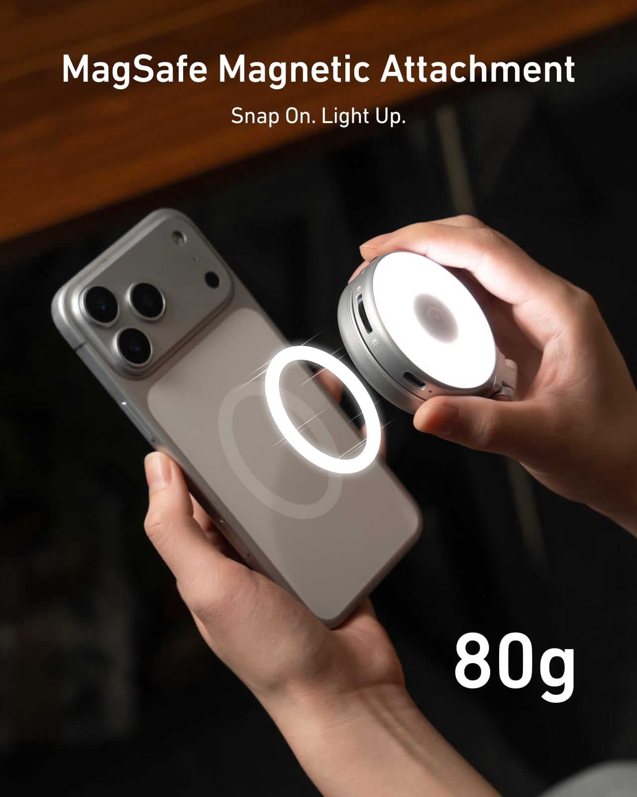 Upgraded 4-in-1 Magnetic Rgb Selfie Ring Light With Mirror & Phone Stand  Rechargeable Portable Clip On Fill For Vlogging Makeup Photography Streaming