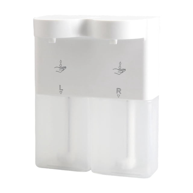 Dispensador automático de jabón doble, dispensador automático de jabón para platos, montado en la pared, Líquido