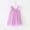 Purple, variant on TAIAOJING Girls Summer Dresses Toddler Fly Sleeve Solid Tulle Princess Dress Dance Party Dresses 2-3 Years