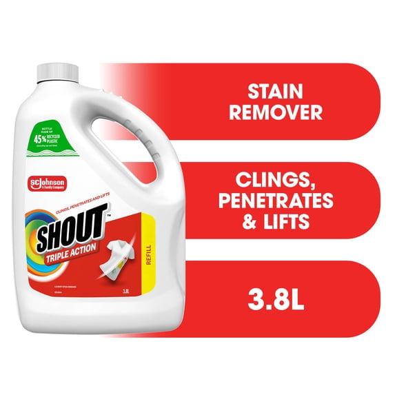 Shout® Laundry Stain Remover Refill, 3.8L