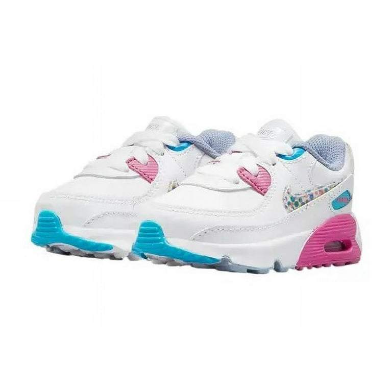 Toddler's Nike Air Max 90 LTR SE White/Multi-Color (DV1845 100
