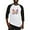 Black/White, variant on CafePress - Colorful Corgi Puppy Baseball Jersey - Cotton Baseball Jersey, 3/4 Raglan Sleeve Shirt