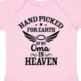 thumbnail image 4 of Inktastic Handpicked for Earth by My Oma in Heaven with Angel Wings Boys or Girls Baby Bodysuit, 4 of 5