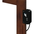 thumbnail image 5 of HomeStock Medieval Moods Twin Solid Wood Platform Bed with Matching Footboard & Storage Drawers in Walnut, 5 of 10
