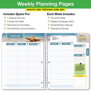 Global Datebooks Secondary Student Planner AY 2026-2027 - Matrix Style - 8.5x11 (Retro)