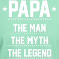 thumbnail image 3 of CafePress - Papa The Man, The Myth, The Legend T Shirt - Men's Classic Graphic Cotton T-Shirt, 3 of 4