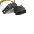 thumbnail image 2 of PC Server Internal Dual 2 IDE Molex to CPU 8Pin 8p Converter Power Lead Cable Cord 18AWG Wire 15cm, 2 of 4