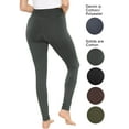 thumbnail image 4 of Stretch Is Comfort Women's High Waist Cotton Stretch Pencil Pants Front Pockets |Adult Xsmall - 3x, 4 of 7