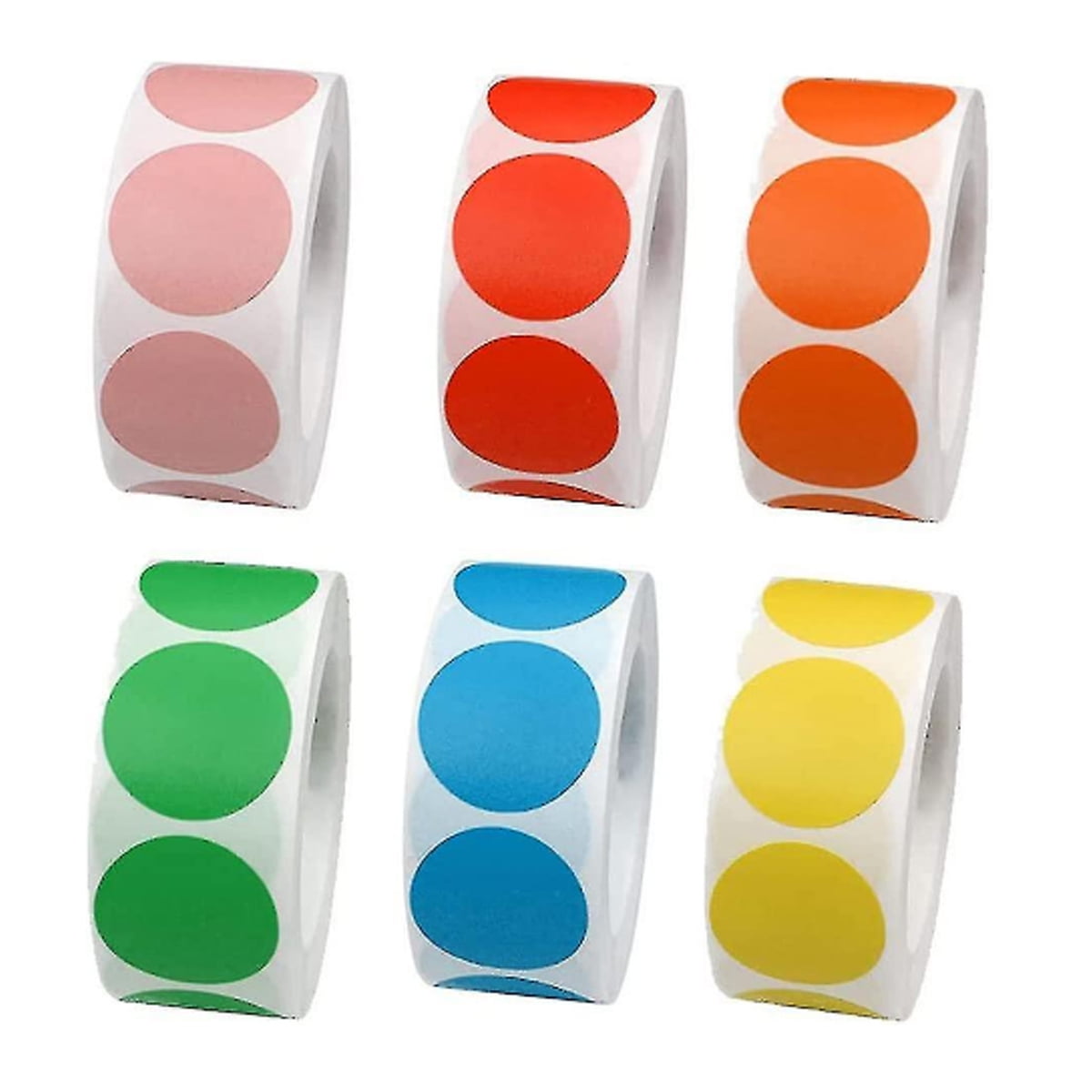 Etiquetas de codificación por colores versátiles, pegatinas con puntos ...