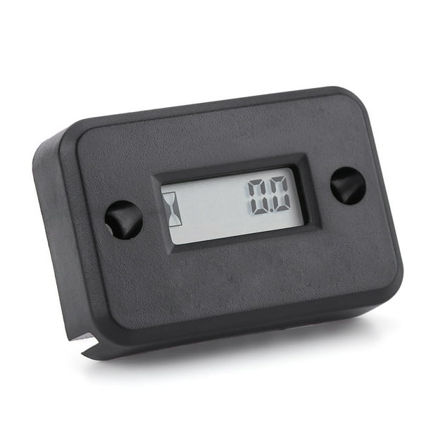 Medidor de Horas de Vibración Inalámbrico Tiempo de Funcionamiento del Motor de Pista Pantalla Digital LCD para Motocross Motocicleta Marina ATV Barco ANGGREK Otros